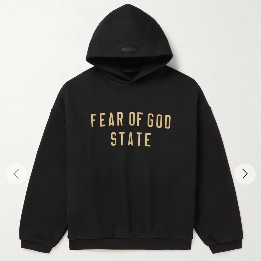 NWT Fear of God State Black Hoodie